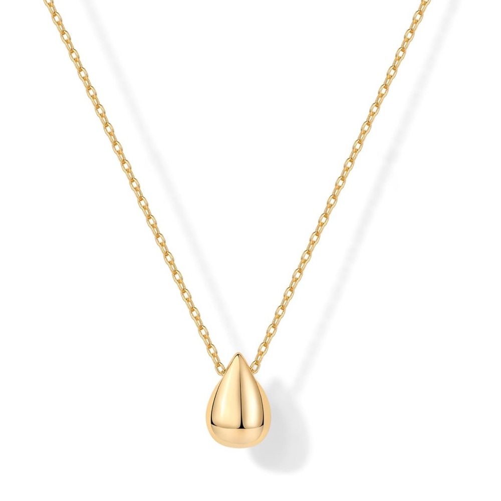 NEW 14K Gold Plated Elegant Gold Pendant Necklace